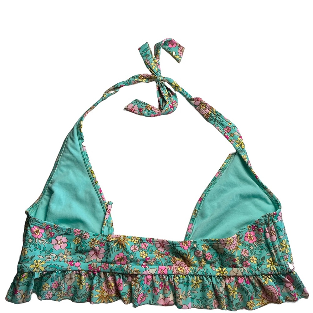 Wild Fable Floral Print Halter Swim Top - NWOT - Picture 2 of 3